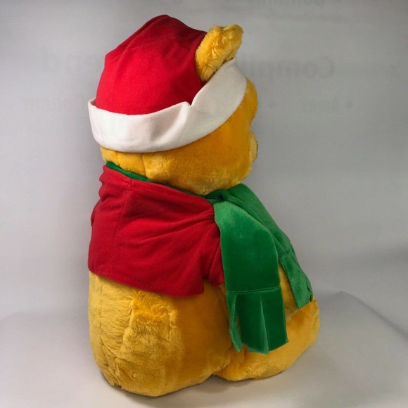 Vintage Disney 2002 Special Edition Winnie the Pooh Christmas Santa - 26" - Picture 4 of 10
